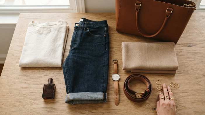 How to Style Simple Pieces, Simple accessories used to elevate basic clothing outfits